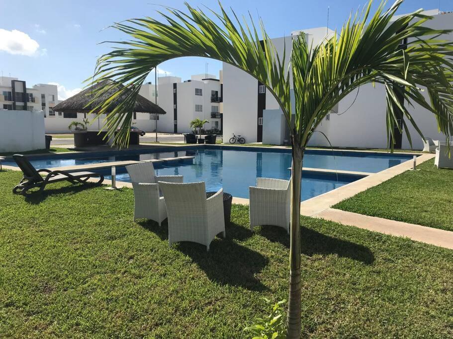 Апартаменты Depa De Playa C/Alberca Cerca De La 5A Avenida Плая-дель-Кармен Экстерьер фото